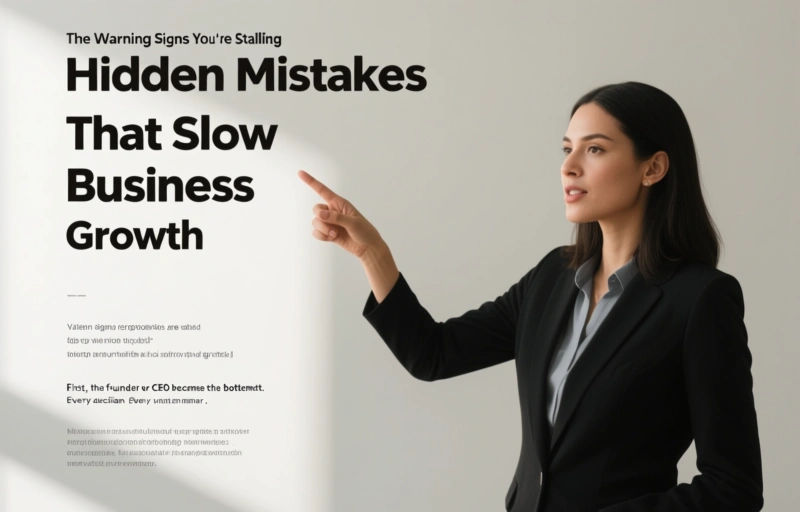 Visual representation of Hidden Mistakes That Slow Business Growth