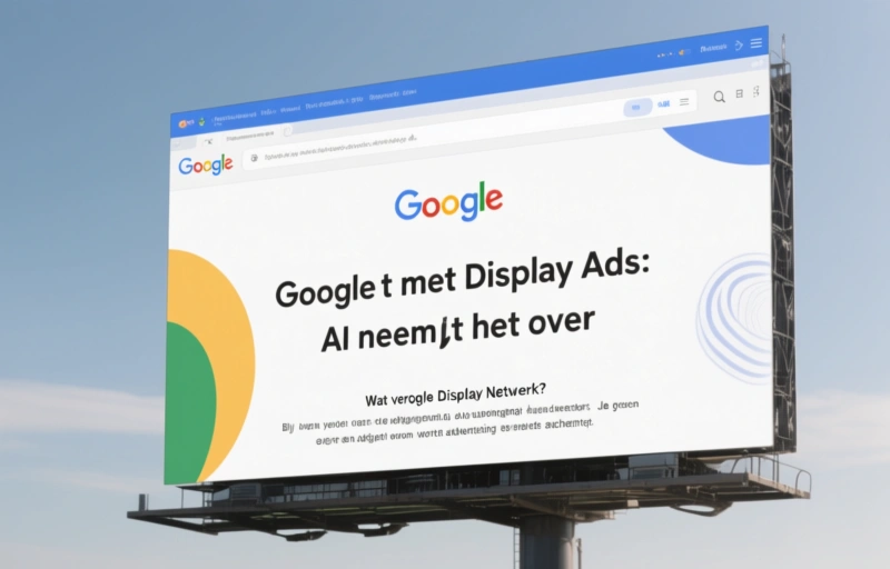 Visuele weergave van Google stopt met Display Ads