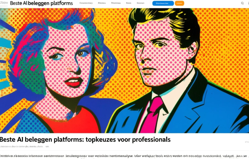 Beste AI beleggen platforms: topkeuzes voor professionals