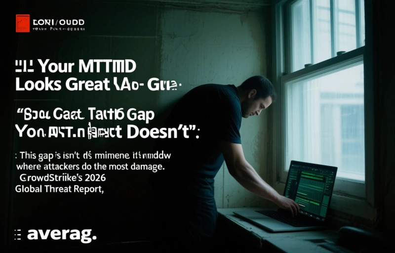 Visual representation of Your MTTD Looks Great. Your Post-Alert Gap Doesn't
