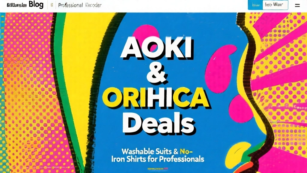 AOKI & ORIHICA Deals: Washable Suits & No-Iron Shirts for Professionals