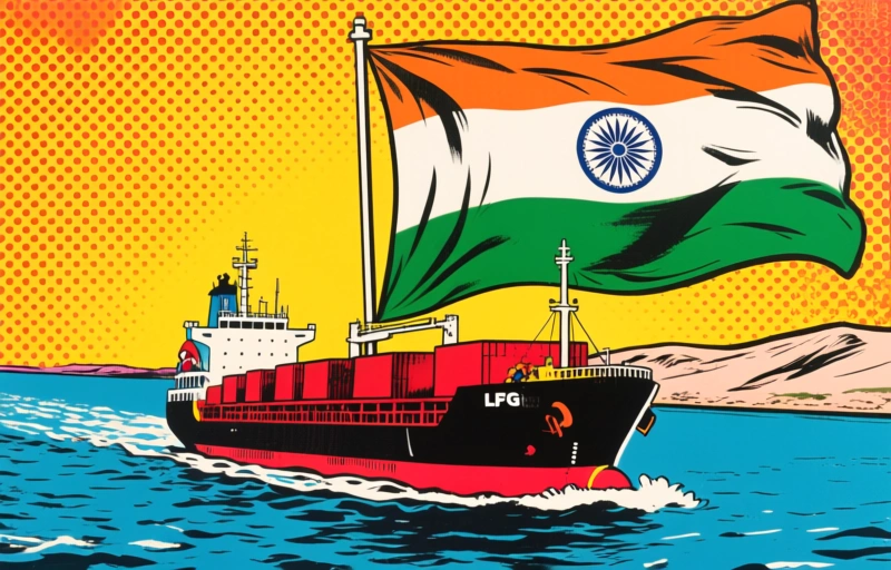 LPG-tanker met Iraanse link vaart onder Indiase vlag door Straat van Hormuz