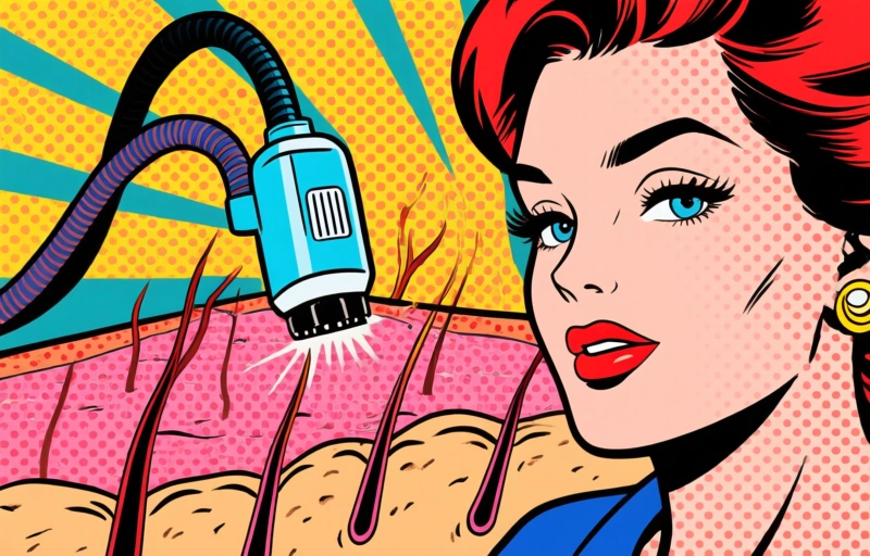 Visual representation of Laser Hair Removal