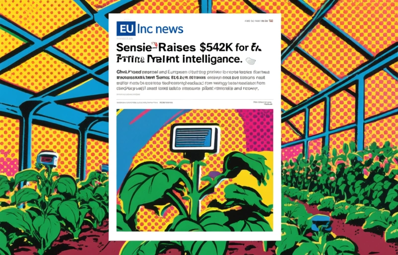 Sensie Raises $542K for Real-Time Plant Intelligence