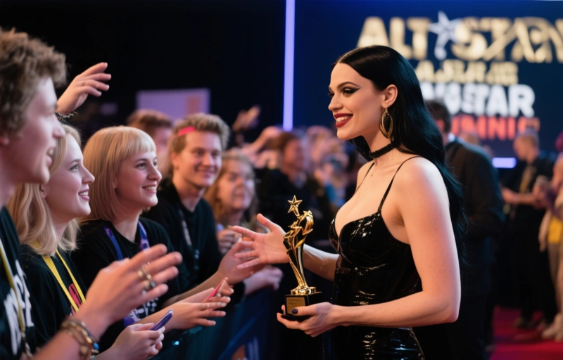 Visuelle Darstellung von Stella Von Savage für AltStar Award nominiert
