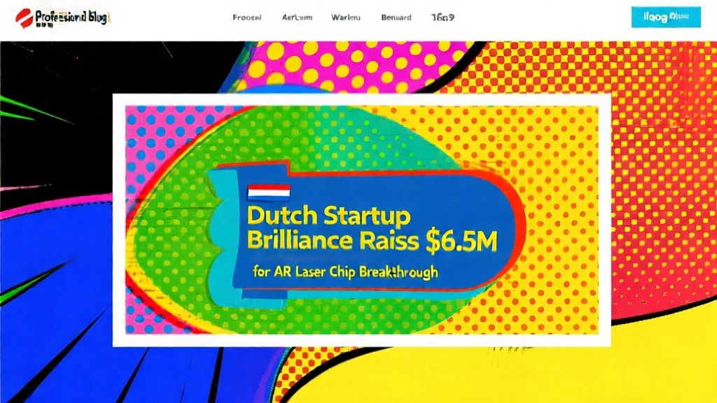 Dutch Startup Brilliance Raises $6.5M for AR Laser Chip Breakthrough