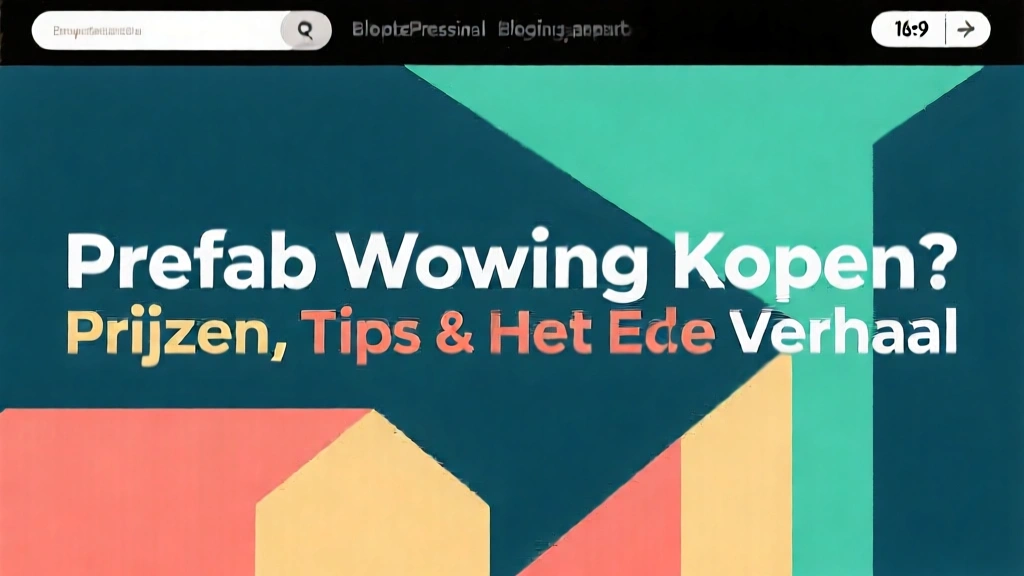 Prefab Woning Kopen? Prijzen, Tips & Het Echte Verhaal