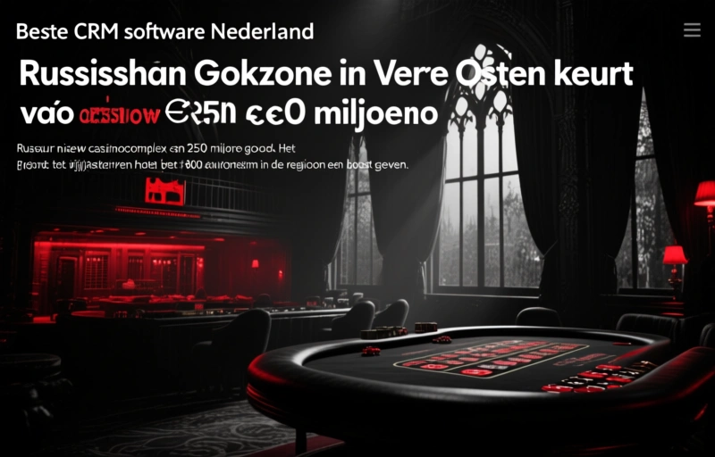 Russische gokzone in Verre Oosten keurt nieuw casino van €250 miljoen goed