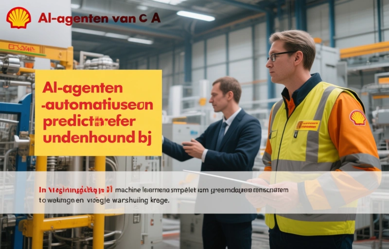 Visuele weergave van AI-agenten van C3 AI automatiseren predictief onderhoud bij Shell