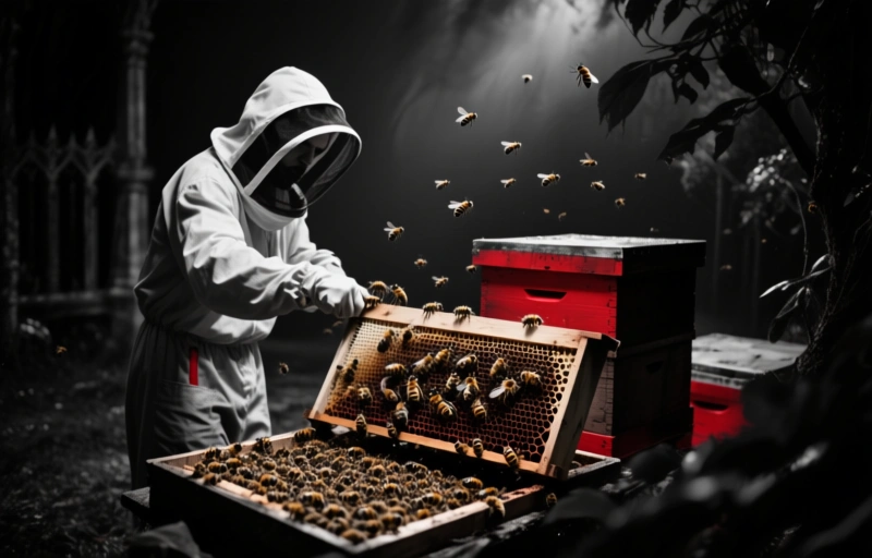 Visual representation of Massive Bee Removal at Smithsonian Gallery