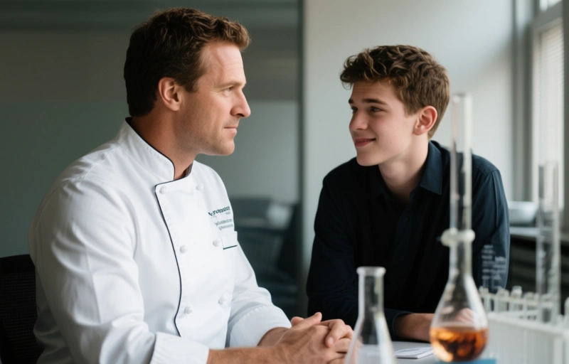 Visuelle Darstellung von Ty Roderick nimmt Dylan Tides hart bei Men Over 30