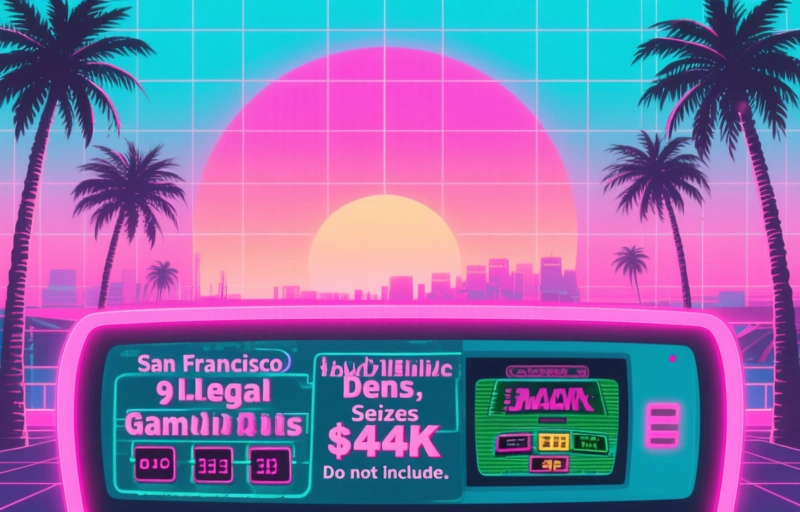 San Francisco Shuts Down 9 Illegal Gambling Dens, Seizes $44K