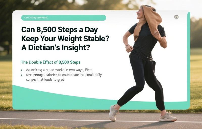 Visual representation of Can 8,500 Steps a Day Keep Your Weight Stable? A Dietitian's Insight