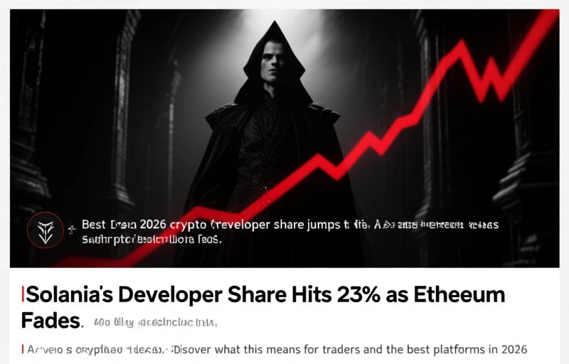 Solana Developer Share Hits 23% as Ethereum Fades