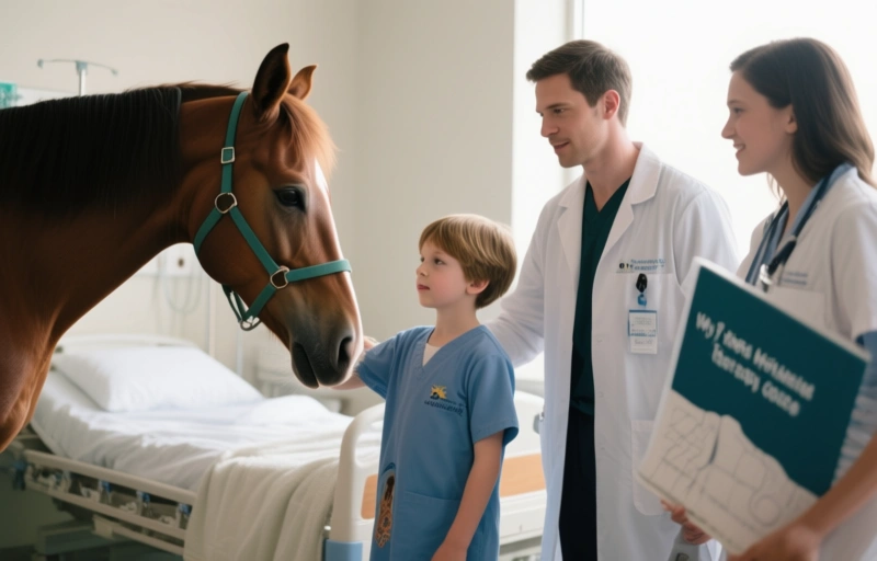 Visual representation of Horses in Pediatric Care
