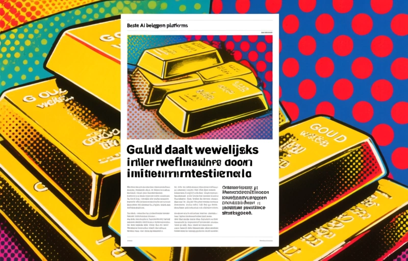 Goud daalt wekelijks door inflatie en rentestijging