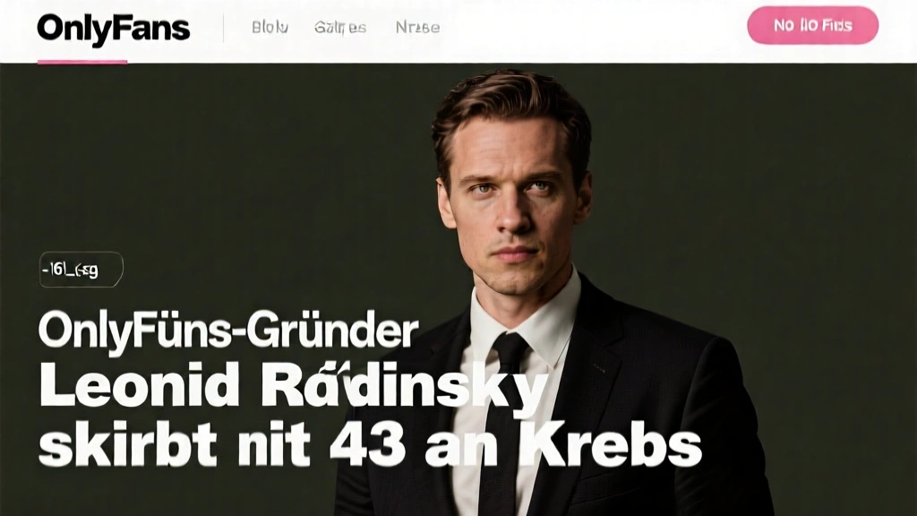 OnlyFans-Gründer Leonid Radvinsky stirbt mit 43 an Krebs