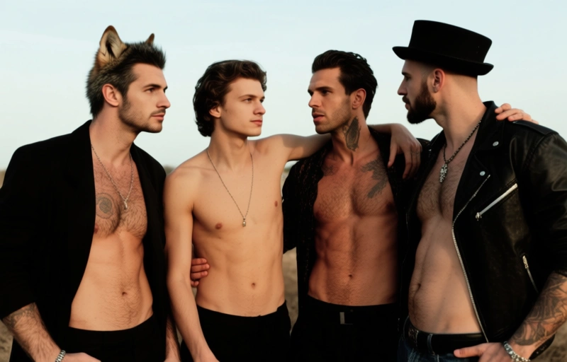 Visuelle Darstellung von Dreier mit Markin Wolf, Lucas Pocfit und Big Rod bei Voyr
