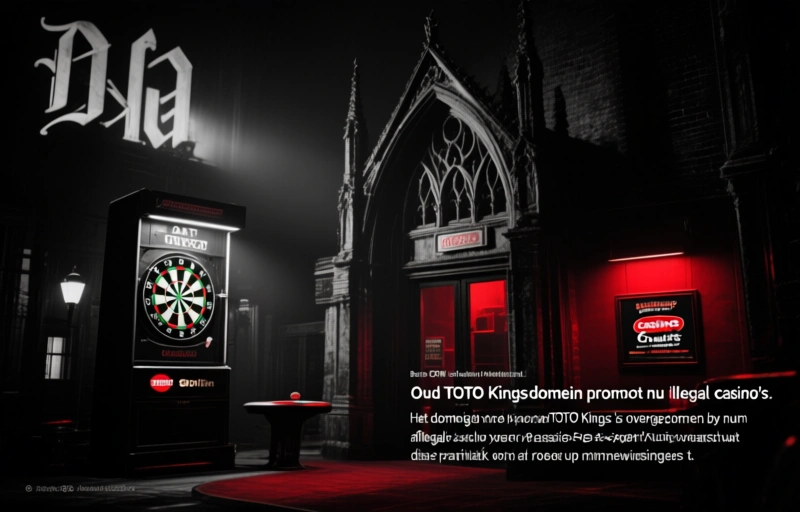 Oud TOTO Dart Kings-domein promoot nu illegale casino's
