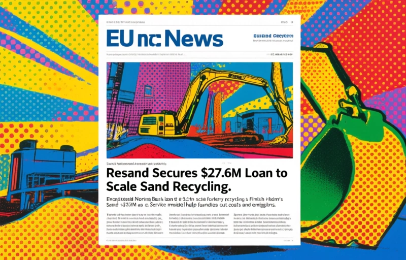 Resand Secures $27.6M Loan to Scale Sand Recycling