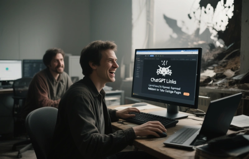 ChatGPT Links Used to Spread Malware via Fake Outage Pages