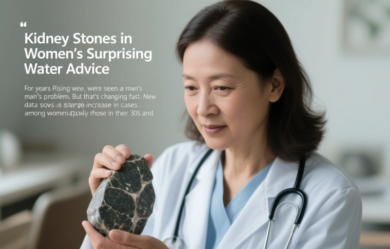 Visual representation of Kidney Stones in Women