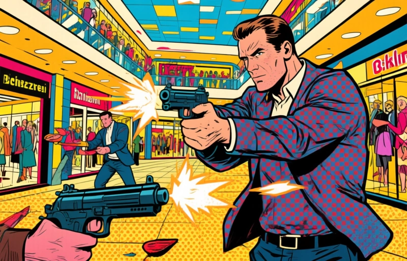 Visuelle Darstellung von Tragödie in Las Vegas