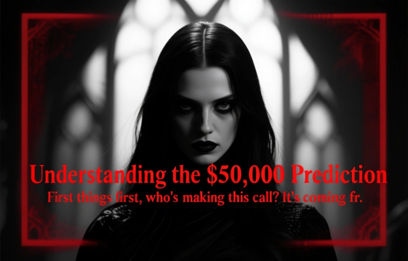 Visual representation of Bitcoin's Potential Drop to $50K