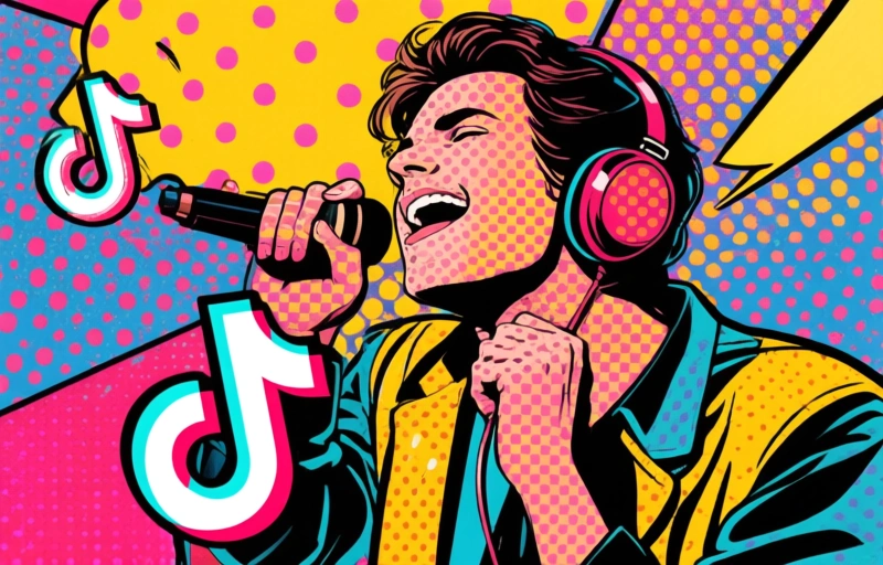 Visuele weergave van Paul McCartney en TikTok