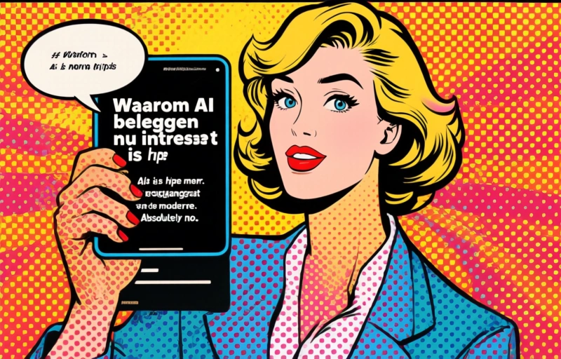 Visuele weergave van AI Beleggen