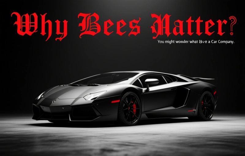 Visual representation of Lamborghini's Bee-Day Sustainability Pledge