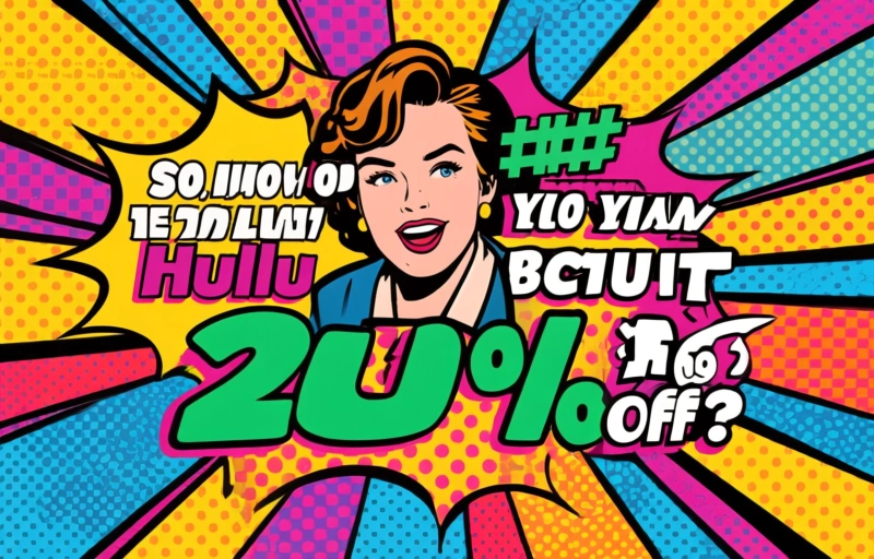 Visual representation of Save 20% on Hulu This March