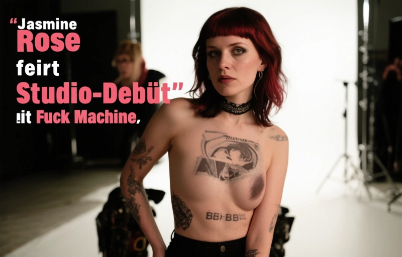 Visuelle Darstellung von Jasmine Rose feiert Studio-Debüt mit Fuck Machine