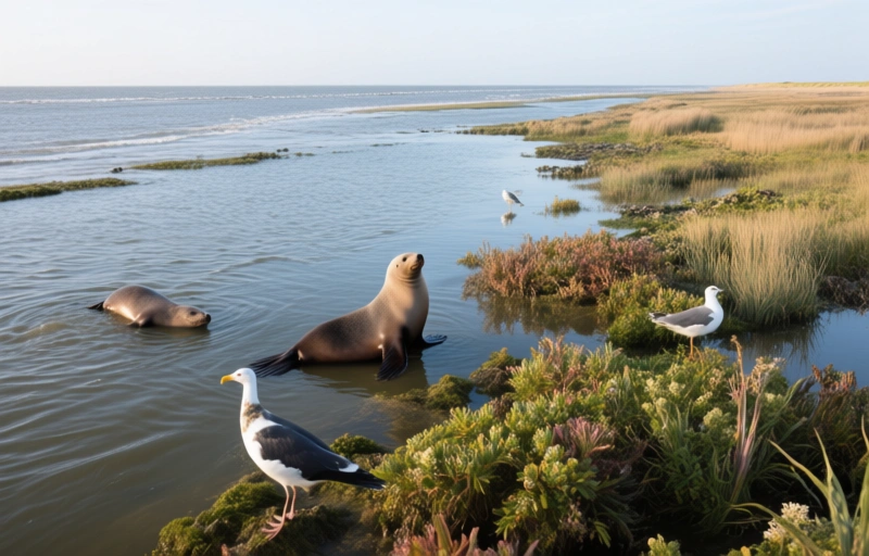 Visuele weergave van Waddenzee en Schiermonnikoog