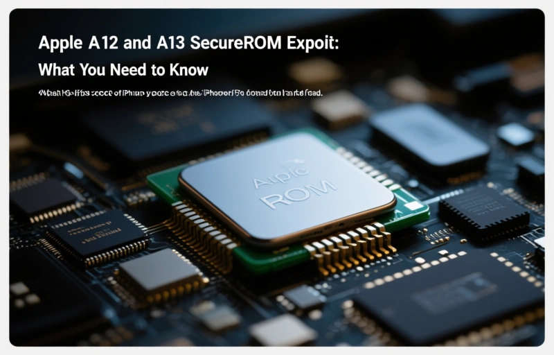 Visual representation of Apple A12 and A13 SecureROM Exploit