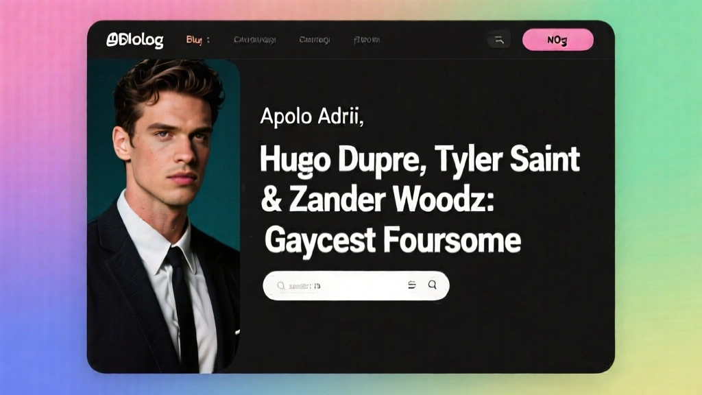 Apolo Adrii, Hugo Dupre, Tyler Saint & Zander Woodz: Gaycest Foursome