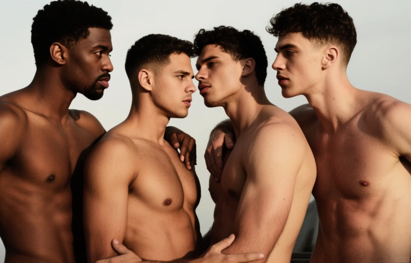 Visuelle Darstellung von Apolo Adrii, Hugo Dupre, Tyler Saint & Zander Woodz