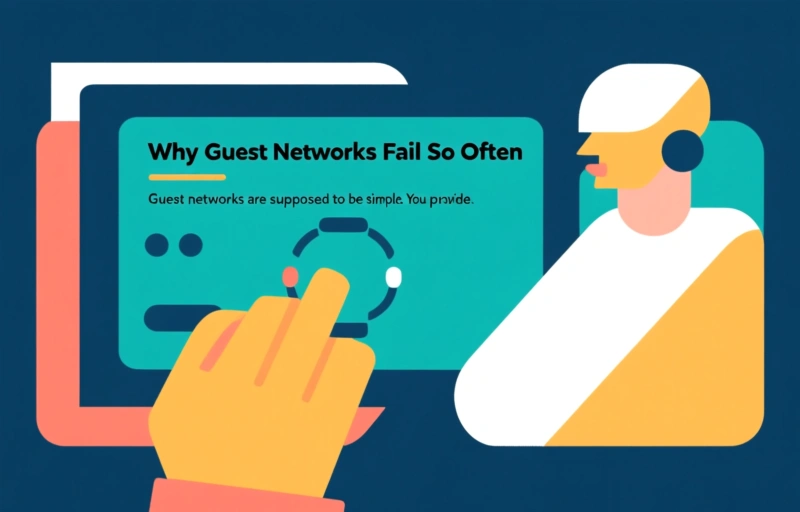 Visual representation of Guest Wi-Fi Network Issues