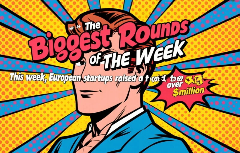 Visual representation of European Startup Funding Roundup