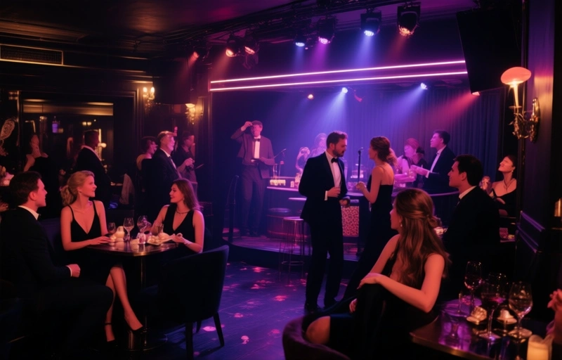 Visuelle Darstellung von Blake Blossom live im Exposé Gentlemen's Club