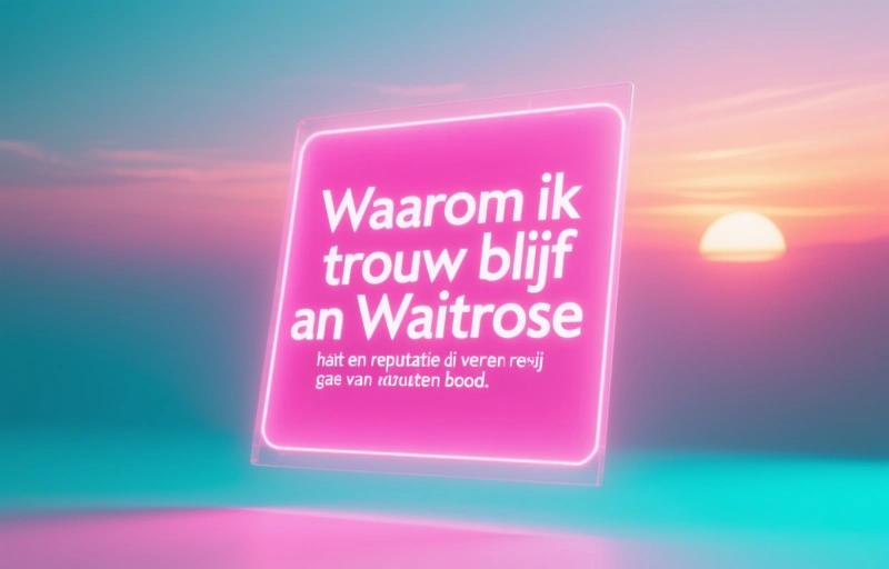 Visuele weergave van Deze 13 aankopen bij Waitrose sla ik nooit over β en dit vermijd ik juist