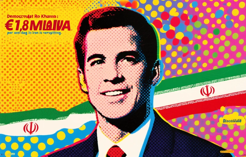 Democraat Ro Khanna: €1,8 miljard per dag in Iran is verspilling