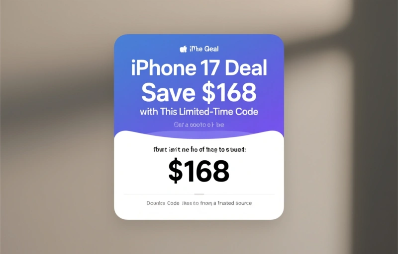 Visual representation of iPhone 17 Deal