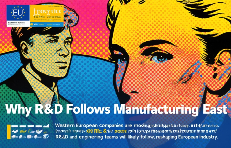 Why R&D Follows Manufacturing East