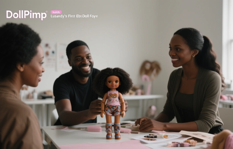 DollPimp Launches Lusandy's First Ebony Doll Foxy
