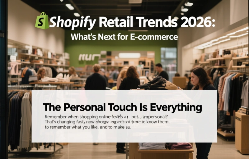 Visual representation of Shopify Retail Trends 2026