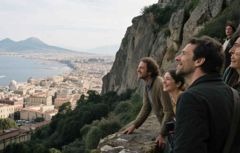 0339 Il sottofondo roccioso della città: osservazione della natura e caratteri insediativi nella veduta di Napoli di Jan van Stinemolen