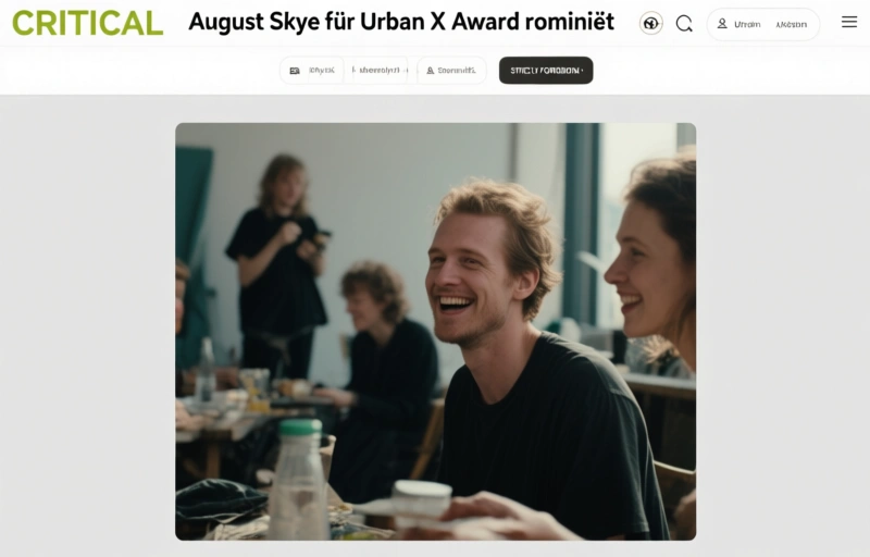 August Skye für Urban X Award nominiert