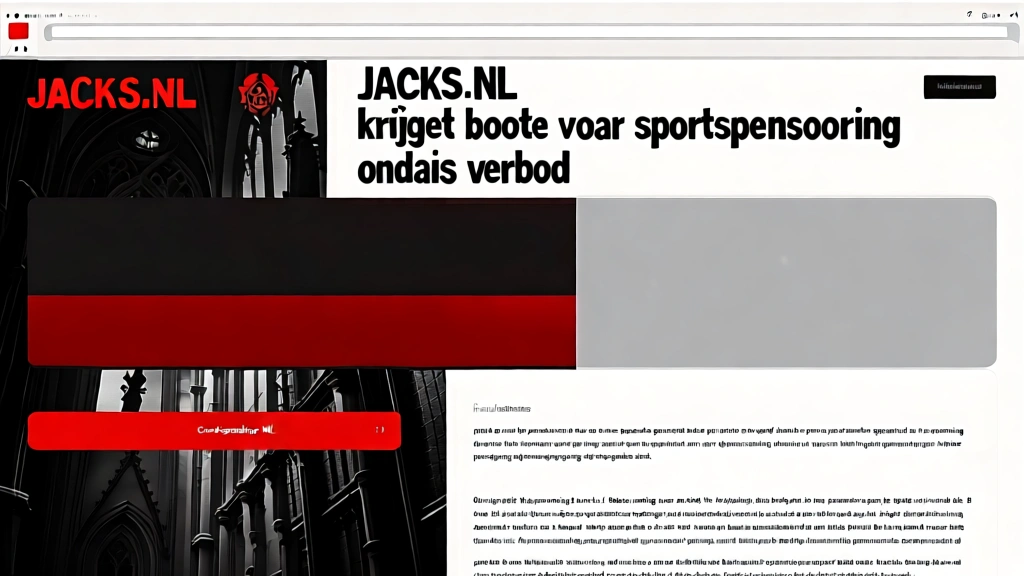 JACKS.NL krijgt boete voor sportsponsoring ondanks verbod