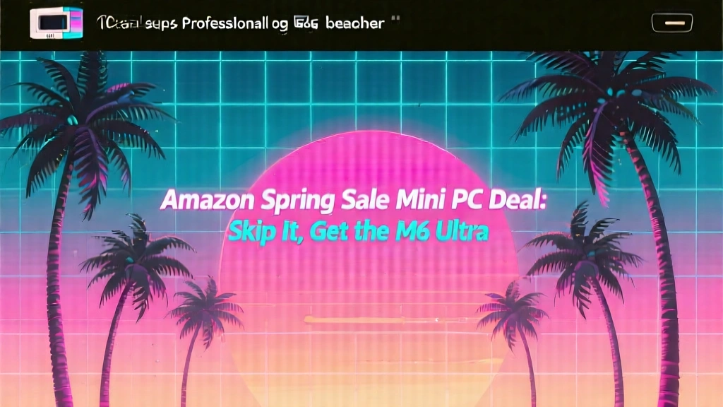 Amazon Spring Sale Mini PC Deal: Skip It, Get the M6 Ultra